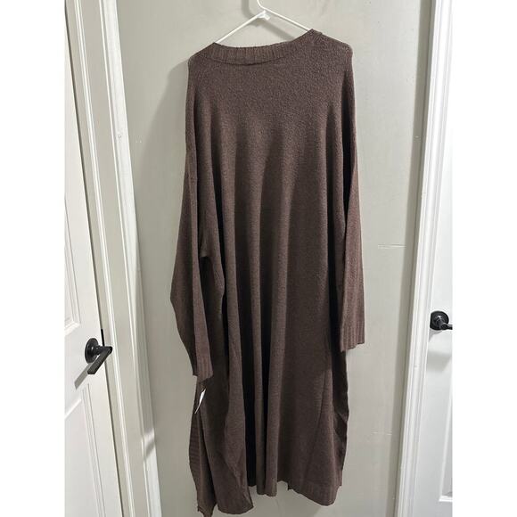 🔴tranquil‎ and true Brown long open cardigan New 2X/3X - Picture 4 of 7